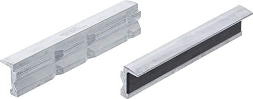 BGS 9285 | Schraubstock-Schutzbacken | 2-tlg. | Aluminium | Breite 150 mm | mit Magnet | Alu | Schonbacken