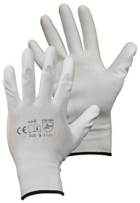 Montagehandschuhe 12 Paar Arbeitshandschuhe Farbe: weiß 11 (XXL)