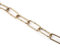 ORION LIGHTSTYLE Kette für Kronleuchter Lampenkette 1m Gliederkette Kronleuchteraufhängung Leuchtenkette Eisenkette Rundgliederkette Metall (Gold, 4mm)