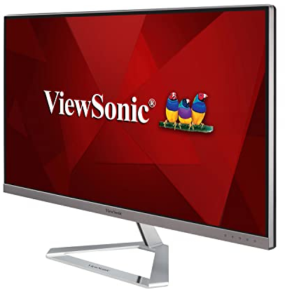 ViewSonic VX2776-4K-MHD 27-Inch IPS 4K Ultra HD Monitor with HDR10 Support, 2x HDMI, DisplayPort, Eye Care for Work and Entertainment at Home, Silver