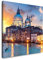 EAUZONE GmbH Venedig Panorama 60x60cm Wandbild auf Leinwand, Kunstdruck Moderne Bilder