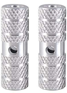 LIOOBO Pair Mountain Bike Pegs Stunt Pegs Foot Rests Back Seat Hooks Cycling Rear Stunt Pegs Bike Pegs for Mountain Bike Cycle Foot Pegs Adult Bike Stunt Pedal Motorcycle Pedal Bar