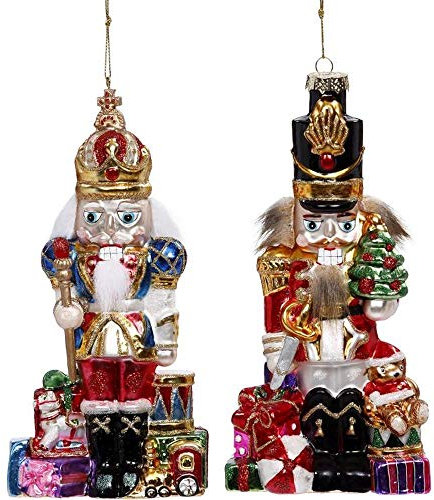 Mark Roberts 2020 Collection Grand Cascanueces 20 pulgadas, surtido de 2 adornos