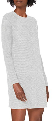 ONLY Abito da Donna Onlcarol L/S Knt Noos, Chiaro Grigio Melange, XS
