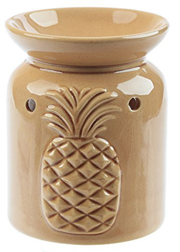 HoitoDeals Ceramic Pineapple Pot Wax Melt Oil Burner For Home Decoration