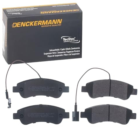 DENCKERMANN Bremsbelagsatz, Scheibenbremse B111411 Hinterachse | B111411 passend für Jumper Ducato