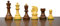 Dubrovnik Schachfiguren in goldenem Palisander - Reproduktion von 1950 Bobby Fischer Schachfiguren - König 3,7 | Luxus-Schachfiguren | 2 zusätzliche Königinnen
