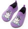 Torotto Hausschuhe Kinder Mädchen Junge Pantoffeln Atmungsaktive Rutschfest Weich Turnschläppchen Barfussschuhe für Lauflernschuhe Kleinkinder Schuhe Kindergarten Unisex(31-Lila 32/33 EU)