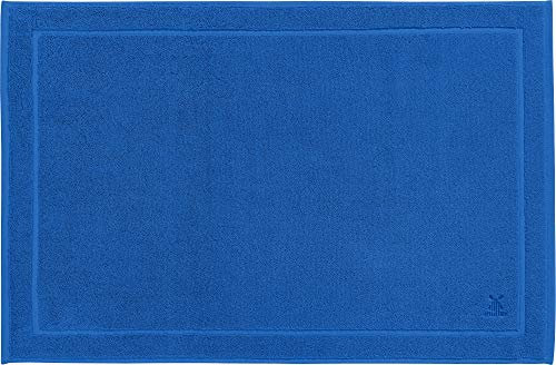 Erwin Müller Duschvorlage, Badematte Heidenheim - extra schwer, enorm saugstark, waschbar, trocknergeeignet - Azur Größe 50x80 cm