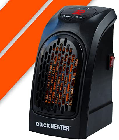 Bonplus BP | Mini radiatore elettrico piccolo | Riscaldatore basso consumo | Potenza 400 W | Programmabile fino a 12 ore | Temperatura regolabile