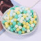 500 Stück Bunte Mini Pompons,15mm Pompom Bälle Kleine Bommeln,Flauschigen Plüschbälle Filzkugeln Deko für Geburtstag & Hochzeit Party Dekorieren Lustige DIY Nähen Basteln Handwerk,Blau Gelb Weiß