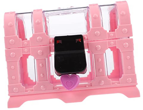 Toyvian 1 Satz Aufbewahrungsbox Mit Schloss Kleines Sparschwein Organizer Für Schmuckstücke Klare Münzbank Mädchen Schatztruhe Kleiner Mini Kleine Schatztruhe Abs Kind Lipgloss Armband