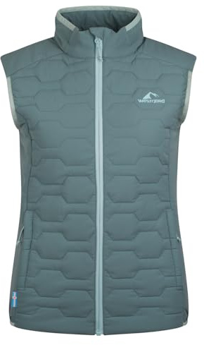Westfjord Women's Glymur Vest | Wasserabweisend|Winddicht|Zwei Reißverschlusstaschen