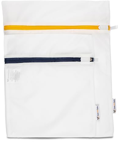 Lot de 3 petits Filets à Linge Solides pour Machine à Laver - 100% Polyester 100 gsm - Sacs de Lavage avec Fermeture Eclair Résistante pour lingerie,soutien-gorge, Pull délicats et chaussettes sales
