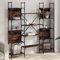 Bulliing Bücherregal Regale FüR BüCherregale Book Shelf Regale BüCherregal Räuchereiche 155,5x24x166,5 cm Holzwerkstoff