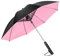 Umbrella with Fan and Mist Spray, Portable Umbrella with Fan - Cooling UV Blocking Umbrella with Mister, Portable Parasol with Fan and Mister for Summer Travel, S, pink, Akku-Typ