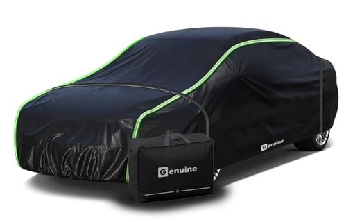 Genuine Bâche Voiture SUV Extérieur à 10 Couches, Housse de Voiture Extérieur Étanche 100% Anti UV Soleil, Bâche pour 4x4 Renault Duster Kadjar Austral, Peugeot 3008, Audi Q3, BMW X1, etc.