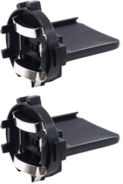 HISports 2 Stück Lampen Halter 5K0941109 Halterung für Halogen-Scheinwerfer, Kompatible mit VW Golf MK6 2009-2012, Kompatible mit Tiguan 2012-2018