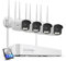ZOSI AuroraLux 4K WiFi 6 Überwachungskamera Set mit 1TB HDD, 4X 8MP WLAN Kamera mit Echtfarben-Nachtsicht, F1,0-Blende, KI Personenerkennung, C186A