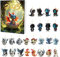 Fiorky Drache-Weihnachts-Adventskalender, Baby-Drachen-Countdown-Kalender, Acryl, 2025, niedliche Drachen-Anhänger, exquisit realistisch for Weihnachtsparty-Dekoration
