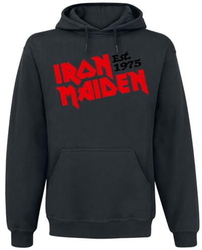 Iron Maiden Est. 1975 Männer Kapuzenpullover schwarz XXL