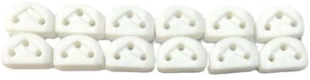 12pcs Guitar String Ties Bridge Perles Pour Guitare Acoustique Nylon String Guitare Rouleaux Guitare Classiques Arbres À Cordes