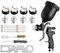Hanured® Pistolet a Peinture HVLP avec buse de 1,3mm & 1,5mm & 1,8mm & 2,5mm, Pistolet Peinture air comprimé pour carrosserie, Meubles, Clôtures, Murs, etc.