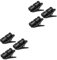 Homoyoyo 2sets 360° Rotatable Earphone Cable Wire Cord Clip Headphone Cable Clamp Shirt Collar Holder Fashion 3pcs*2