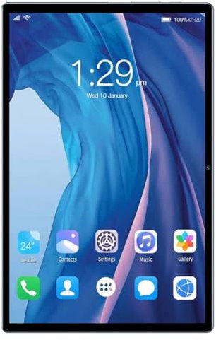 Vocdikficy Tablet PC da 10 Pollici Octa Core Doppia Fotocamera Dual SIM Chiamata Telefonica Tablet Bluetooth WiFi 4 GB + 64 GB Rom