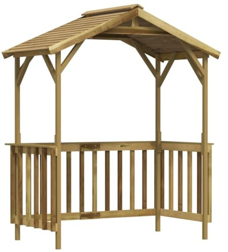 ChicAbode Grillpavillon Kiefernholz Imprägniert 163,5x93x210 cm
