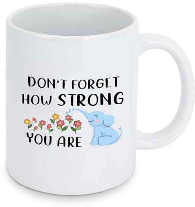 Elephant Gifts for Women Men Mug Elephant Graduation Gifts for Best Friend Him Her Colleagues Inspirational Gift Motivational Gift for Birthday Easter Retirement Secret Santa Christmas Graduation