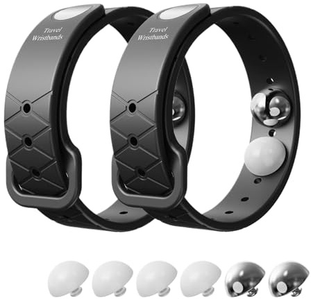 Tuxuseo Armband gegen Seekrankheit für Kreuzfahrten, Schwangerschaftsübelkeit Handgelenkbänder gegen Reisekrankheit, Gesundheits Armband Für Erwachsene Männer Frauen Kinder, Urlaub Abenteuer