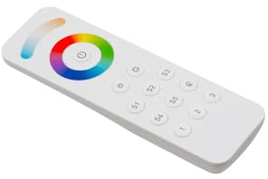 SLV Fernbedienung für Zigbee CCT/RGBW, Touch-Farbrad, bis 30m, weiß (1007827)