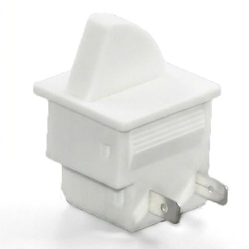 Lapiglo Two-Prong Refrigerator Light Door Switch for Hisense(1 white)