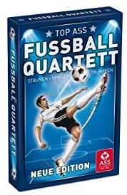 ASS Altenburger 22573007 TOP Fussball Quartett und Trumpf, ab 6 Jahren, Klar