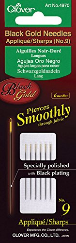 Clover Black Gold Needles: Applique/Sharps Assorted, 1