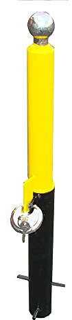 Maypole Removable Heavy Duty Trailer Caravan Horse Box Hitch Security Post, Standard 50mm Ball