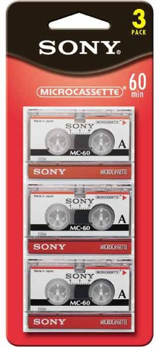 Sony Micro cassette 3MC60 Audio сassette 3Stück(e)
