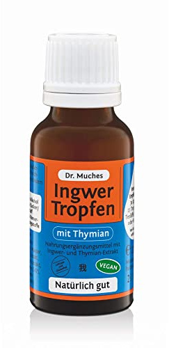 Dr. Muches Ingwertropfen mit Thymian Tropfen, 20 ml Lösung