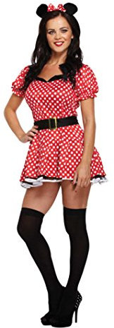 Missy MOUSE Fancy Dress Costume outfit (Womens: UK 8-12)
