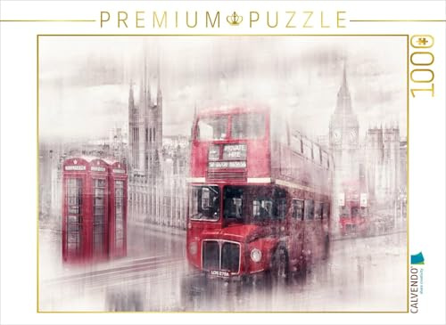 CALVENDO Puzzle City-Art London Westminster Collage | 1000 Teile Lege-Größe 64 x 48 cm Foto-Puzzle für glückliche Stunden