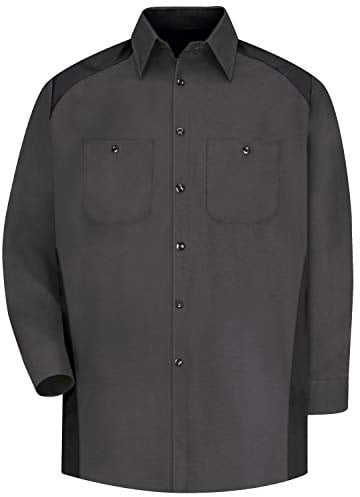 Red Kap Herren Stain Resistant Motorsports Shirt, Long Sleeve Button-Down Hemd (1er Pack)