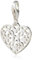 Thomas Sabo Damen Charm-Anhänger Arabesque Herz 925 Sterling Silber 1497-001-12
