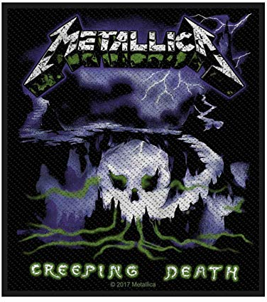 Metallica Patch Creeping Death Band Logo Official woven sew on One Size