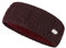 AnJuHoPa Strick Stirnband cabel Knit Kopfband Ohrenschutz Haarband mit langem Fleece Futter Winter Super cold days wine rot