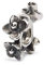 Trollbeads Charm Blumenkranz aus Sterling-Silber in der Farbe Silber, TAGBE-00256
