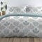 Dreams & Drapes - Emily - Easy Care Duvet Cover Set - 3pcs, Double Bed Size in Duck Egg