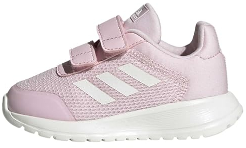 adidas Tensaur Run Shoes, Scarpe da Corsa Unisex-Bimbi 0-24, Clear Pink/Core White/Clear Pink, 25 EU