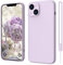 ElestBela iPhone 13 Hülle Silikon, Hanyhülle iPhone 13 Ultra Dünn Slim mit Microfiber, Kratzfeste Rundumschutz Case Schutzhülle Hülle für iPhone 13 6.1'' Lila