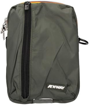 K-Way Barbiton Shoulder Bag Green Blackish